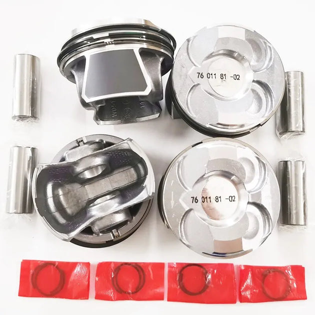 4PCS 0628.W4 11257601077 11257584117 11257601181 Piston for BMW F20 F21 F30 F31 MINI R55 R57 R56 N13 N18 N13B16A N18B16A 5FW EP6-BeeSpareParts
