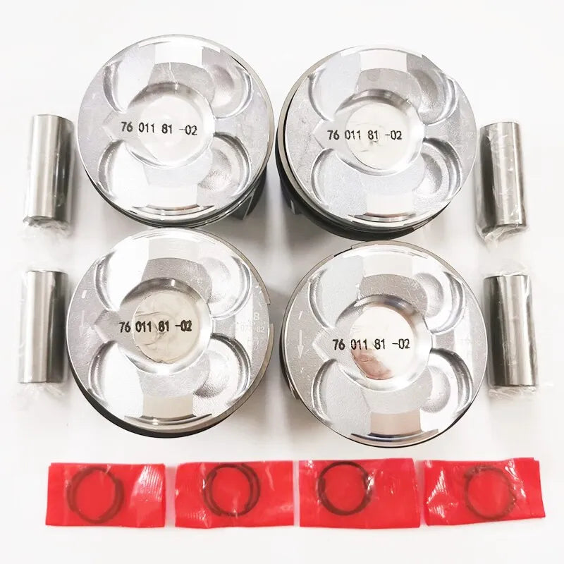 4PCS 0628.W4 11257601077 11257584117 11257601181 Piston for BMW F20 F21 F30 F31 MINI R55 R57 R56 N13 N18 N13B16A N18B16A 5FW EP6-BeeSpareParts