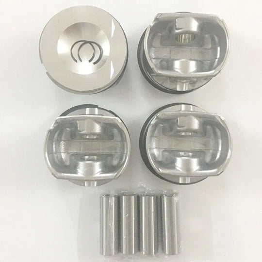 4PCS 06D107066AA 06D107066AB 06D107066C 82L143 Engine Piston for Audi A3 A4 C6 2.0T VW Golf Passat B6 BWA BWE BPY BPJ 20MM Pin-BeeSpareParts