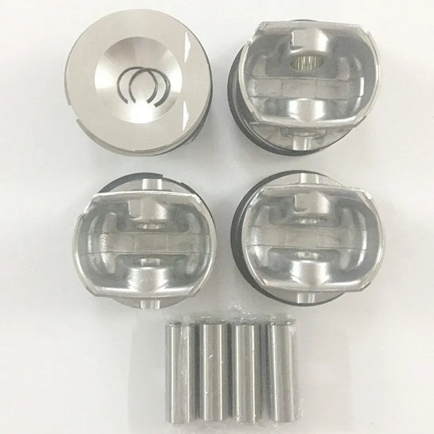 4PCS 06D107066AA 06D107066AB 06D107066C 82L143 Engine Piston for Audi A3 A4 C6 2.0T VW Golf Passat B6 BWA BWE BPY BPJ 20MM Pin-BeeSpareParts