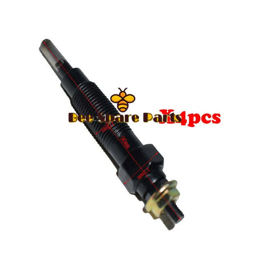 4PCS 11065-43G01 11065-63G00 GLOW PLUG FOR NISSAN TD27 4 CYL. WITH 2.7 L-Glow Plug-BeeSpareParts