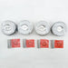 4PCS 11257540609 11257566019 0628.S1 Piston for Mini Cooper R55 R56 R57 N14 N14B16A Citroen Peugeot 1.6 16V 5FX EP6DT 5FV EP6CDT-BeeSpareParts