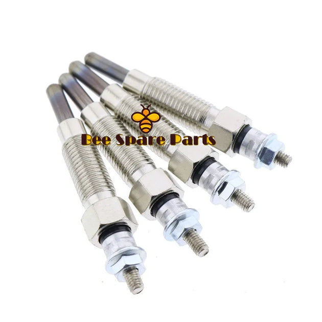 4PCS 15521-65510 15521-65511 15521-65512 GLOW PLUG FOR KUBOTA V1902 Diesel Engine B5100DP B5100EP B6100DP-Replacement Aftermarket Parts