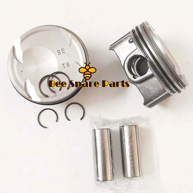 4PCS 23041-2BCA0 23041-2BCB0 23041-2BCC0 230412BCA0 230412BCB0 230412BCC0 Piston for Hyundai Kia Sportage G4FJ G4FG 1.6T 1.6 GDI-Replacement Aftermarket Parts