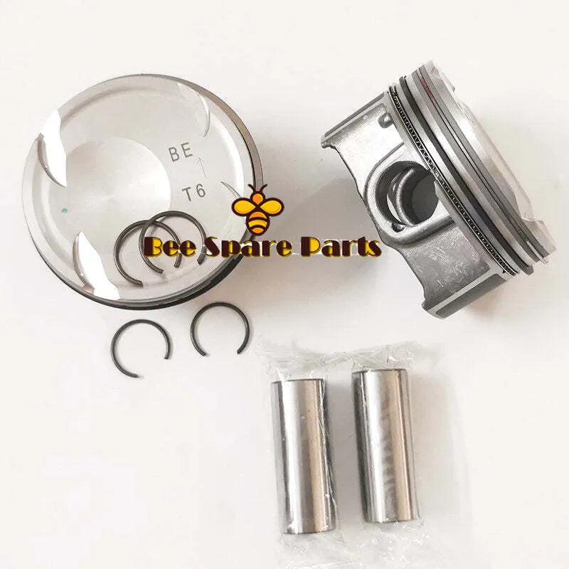 4PCS 23041-2BCA0 23041-2BCB0 23041-2BCC0 230412BCA0 230412BCB0 230412BCC0 Piston for Hyundai Kia Sportage G4FJ G4FG 1.6T 1.6 GDI-Replacement Aftermarket Parts