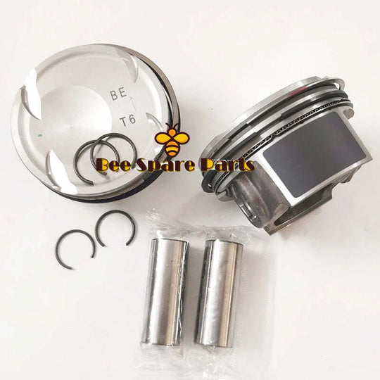 4PCS 23041-2BCA0 23041-2BCB0 23041-2BCC0 230412BCA0 230412BCB0 230412BCC0 Piston for Hyundai Kia Sportage G4FJ G4FG 1.6T 1.6 GDI-Replacement Aftermarket Parts