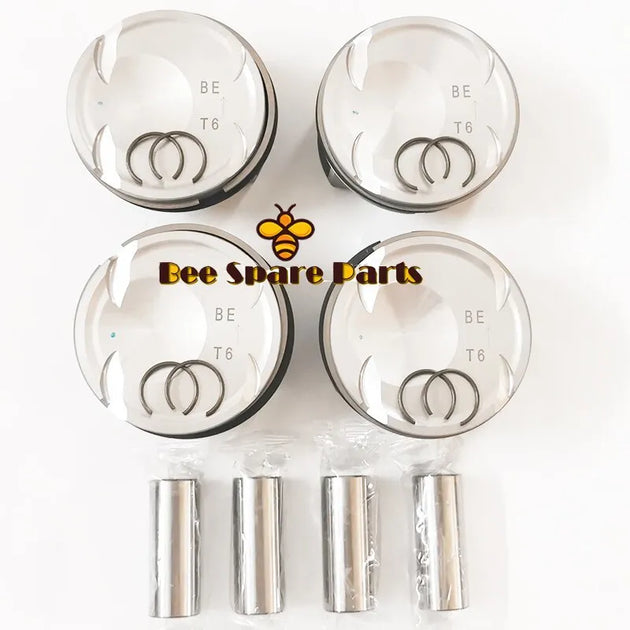 4PCS 23041-2BCA0 23041-2BCB0 23041-2BCC0 230412BCA0 230412BCB0 230412BCC0 Piston for Hyundai Kia Sportage G4FJ G4FG 1.6T 1.6 GDI-Replacement Aftermarket Parts