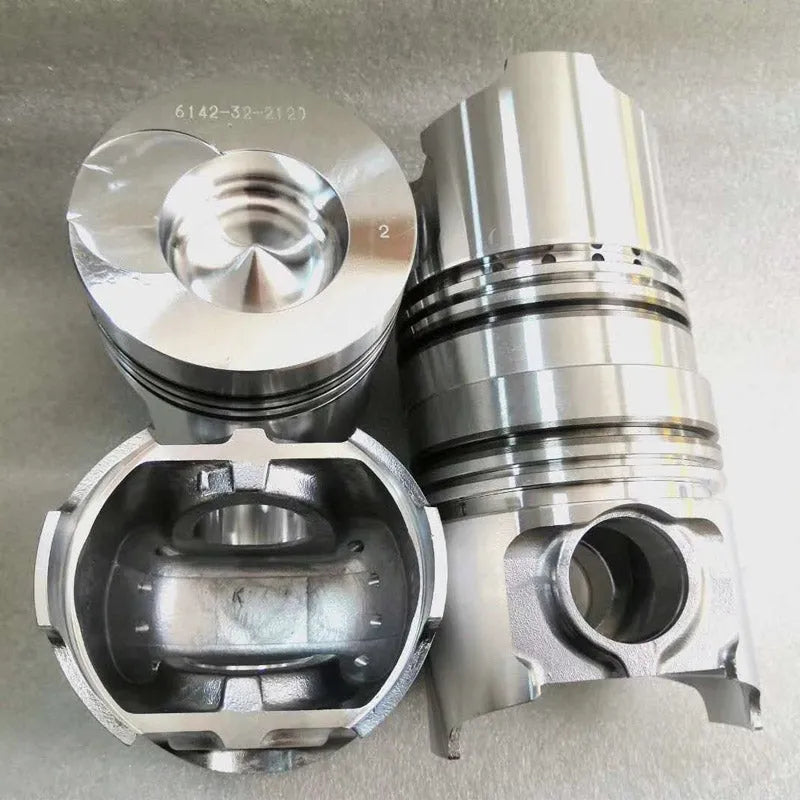 4pcs 4D94-3 Cylinder Piston 6144-33-2110 For Komatsu Engine-BeeSpareParts