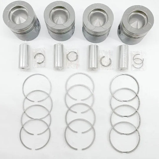 4PCS 87-436700-00 LR022444 0628.W8 Piston for Land Rover Jaguar Peugeot Citroen Ford 2.2 Diesel 224DT KNBA KNBB KNWA 4HL DW12C-Replacement Aftermarket Parts