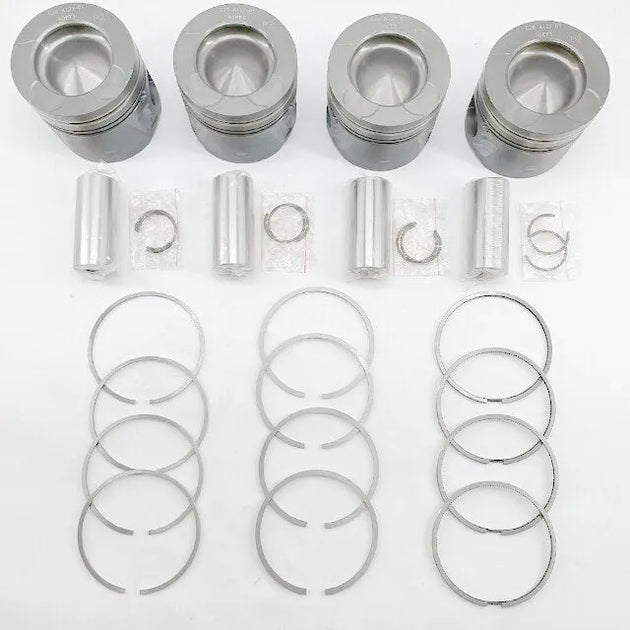 4PCS 87-436700-00 LR022444 0628.W8 Piston for Land Rover Jaguar Peugeot Citroen Ford 2.2 Diesel 224DT KNBA KNBB KNWA 4HL DW12C-Replacement Aftermarket Parts