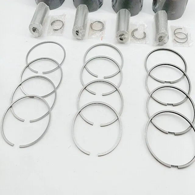 4PCS 87-436700-00 LR022444 0628.W8 Piston for Land Rover Jaguar Peugeot Citroen Ford 2.2 Diesel 224DT KNBA KNBB KNWA 4HL DW12C-Replacement Aftermarket Parts