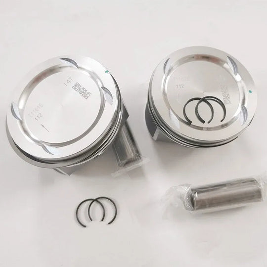 4PCS 87-437400-00 55565420 55580179 Engine Piston for Cruze Chevrolet Opel Astra J INSIGNIA A 1.4 A14NET A14NEL B14NEJ EURO5 STD-Replacement Aftermarket Parts