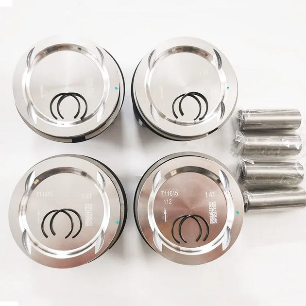 4PCS 87-437400-00 55565420 55580179 Engine Piston for Cruze Chevrolet Opel Astra J INSIGNIA A 1.4 A14NET A14NEL B14NEJ EURO5 STD-Replacement Aftermarket Parts