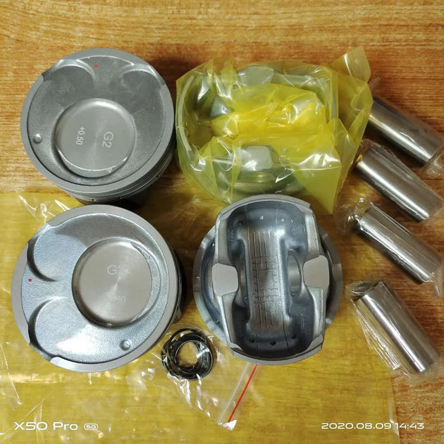 4pcs Engine Piston 23041-2E200 For 2014-2019 Kia Soul Forte Forte5 Forte Koup 2.0-BeeSpareParts