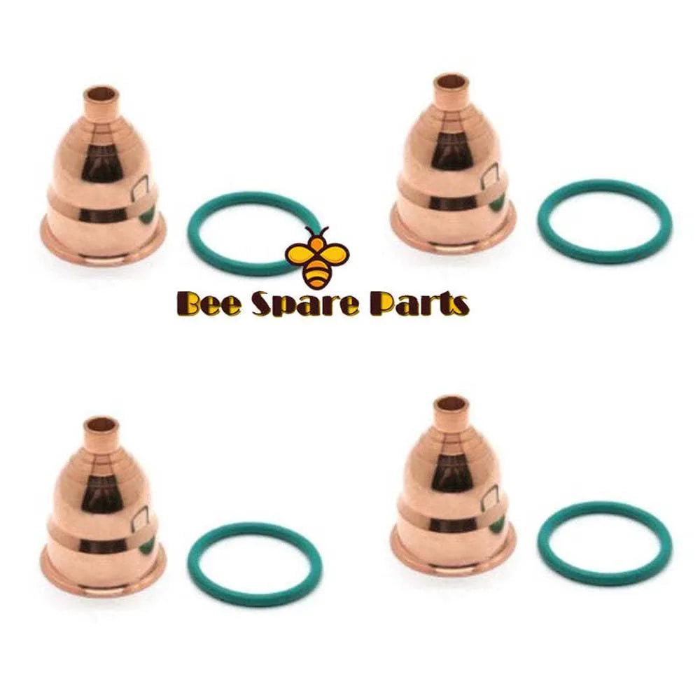 4pcs Injector Sleeves O-Rings for Detroit Series 60 PAI 692084 Ref# 23501580 23515470-BeeSpareParts
