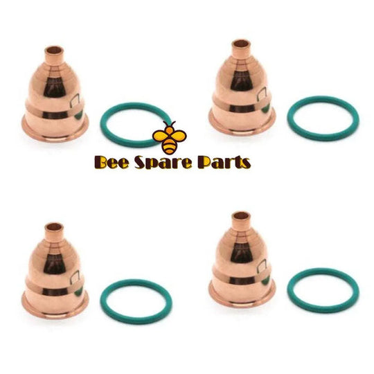 4pcs Injector Sleeves O-Rings for Detroit Series 60 PAI 692084 Ref# 23501580 23515470-BeeSpareParts