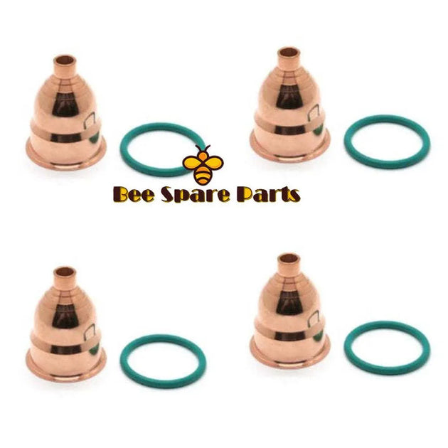 4pcs Injector Sleeves O-Rings for Detroit Series 60 PAI 692084 Ref# 23501580 23515470-BeeSpareParts
