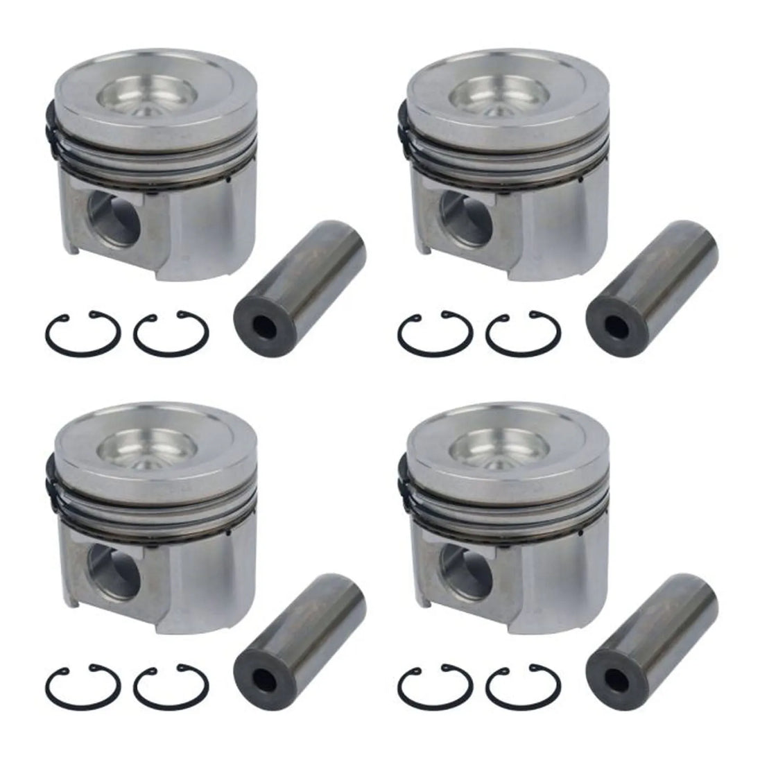 4pcs Piston Kit 4955416 for Cummins B3.3 QSB3.3 Engine-Piston Kit-BeeSpareParts