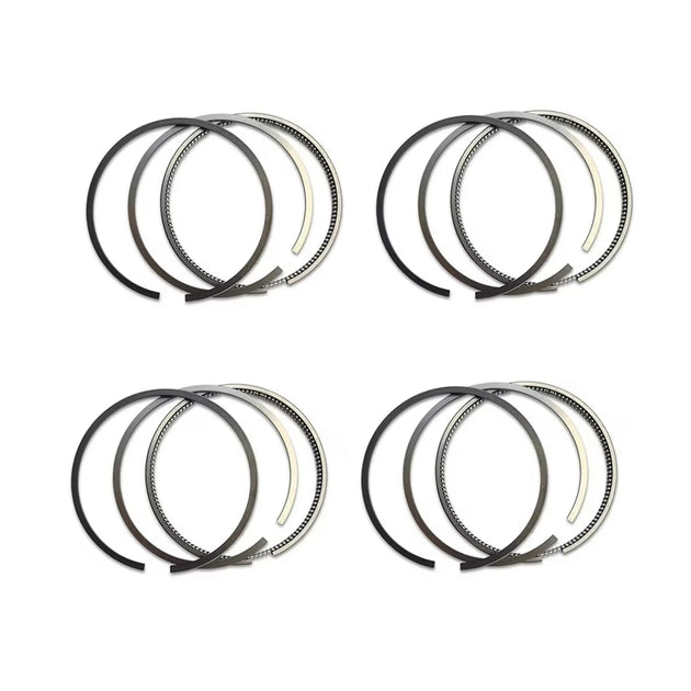 4pcs Piston Rings Set Φ82mm STD for Volvo S60 V60 V90 XC60 XC90 2.0 T5 B4204T 31375565-BeeSpareParts
