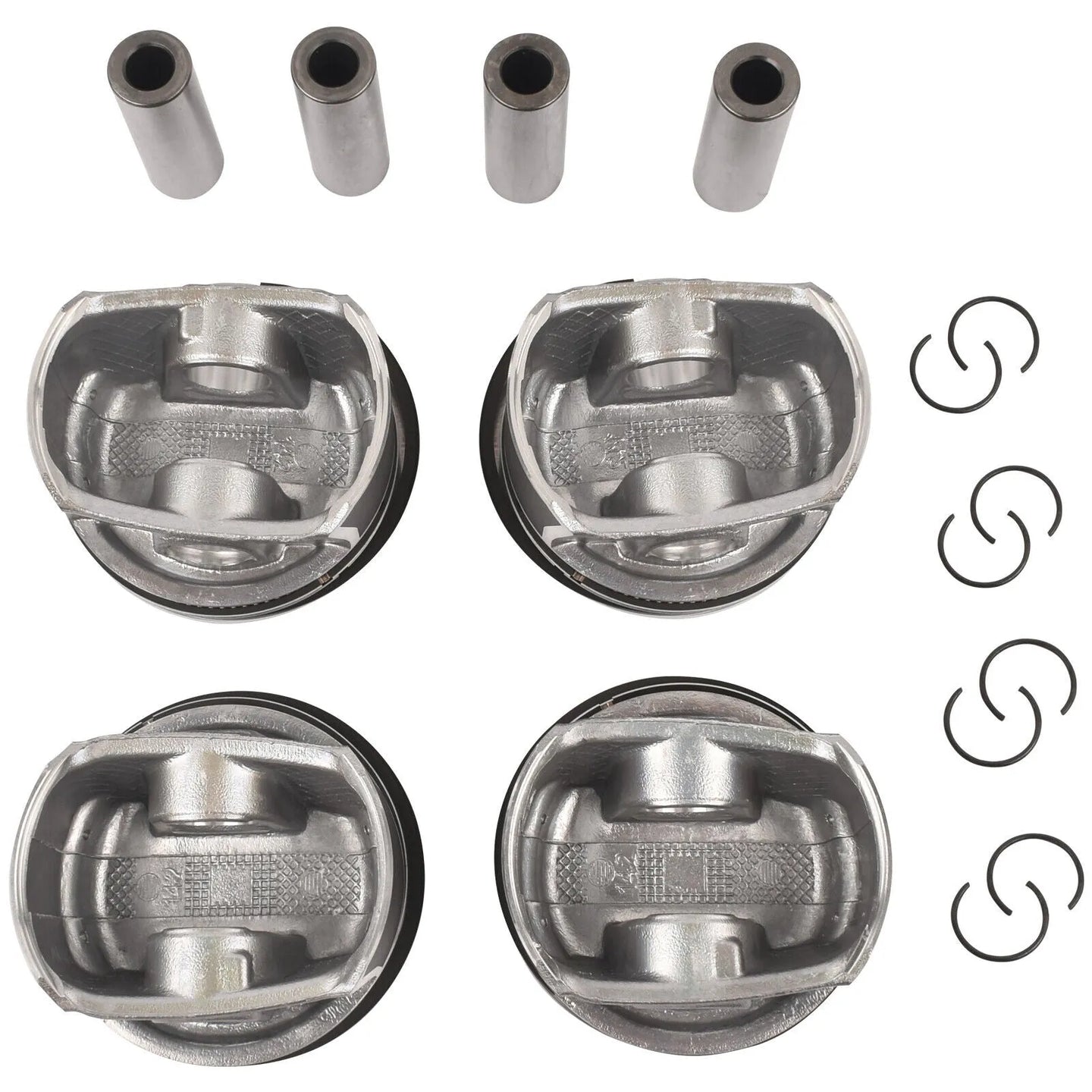 4pcs Pistons Kit For VW Jetta Golf Beetle Tiguan 1.4 TSI 03C107065AQ 03C107065BF-BeeSpareParts