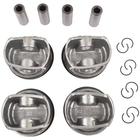 4pcs Pistons Kit For VW Jetta Golf Beetle Tiguan 1.4 TSI 03C107065AQ 03C107065BF-BeeSpareParts