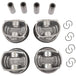 4pcs Pistons Kit For VW Jetta Golf Beetle Tiguan 1.4 TSI 03C107065AQ 03C107065BF-BeeSpareParts