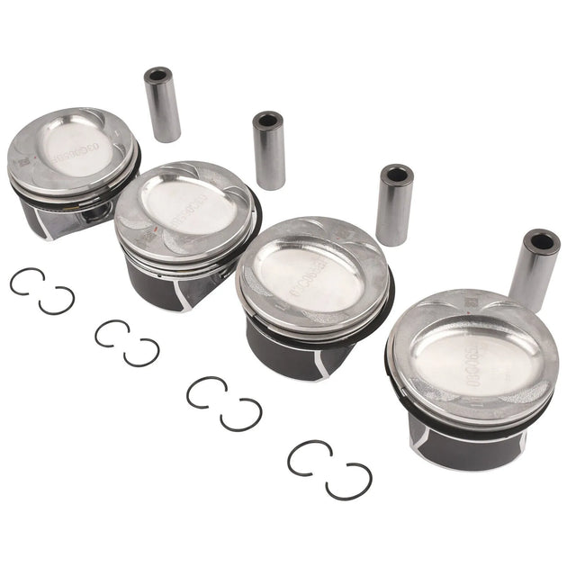 4pcs Pistons Kit For VW Jetta Golf Beetle Tiguan 1.4 TSI 03C107065AQ 03C107065BF-BeeSpareParts