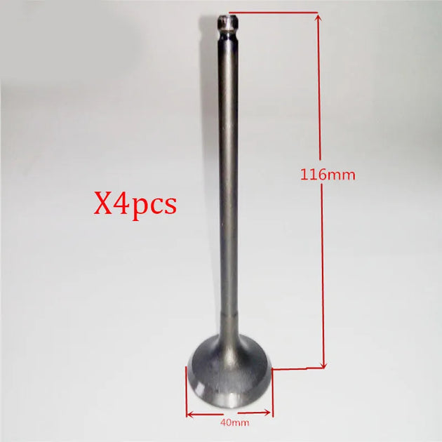 4PCS C240 Intake Valve 5125510280 For Isuzu HYSTER 324301 Excavators-Replacement Aftermarket Parts