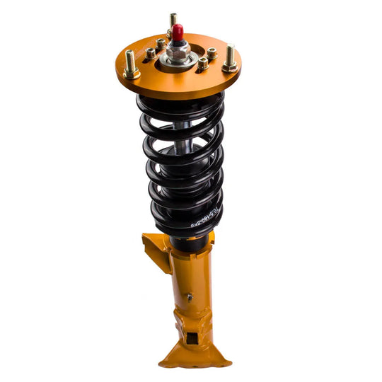 4pcs Coilover Suspension Damper Spring Front Rear Absorber 24 Way Damper Height Adjustable Coilover for BMW E36 Series 1991-1999-BeeSpareParts