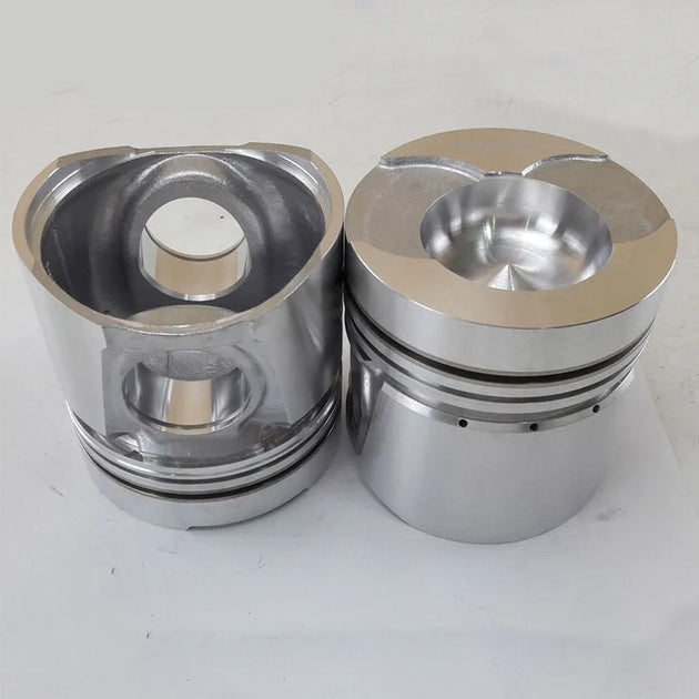 4PCS Construction Machinery PC220-2 PC220LC-2 Excavator 4D105 Diesel Engine Repair Kit Cylinder Piston 6137-32-2110 6137-32-2010-BeeSpareParts