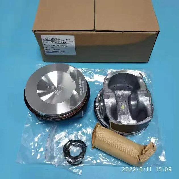 4PCS EA888 06H107065DM Engine Piston For Audi A4 B8 A5 A6 Q5 VW Golf Jetta Tiguan 2.0 TFSI GTI TSI 23MM CDNB CDNC CCZA CCTA-BeeSpareParts