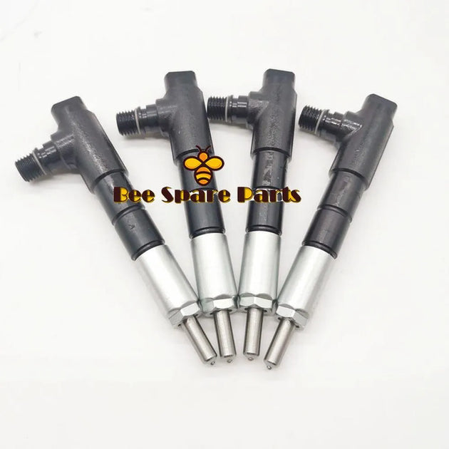 4pcs Fuel Injector Assy 1J550-53000 1J550-53001 for Kubota V3800 V3800DI-T Engine SVL90 M8540 M9540-Replacement Aftermarket Parts