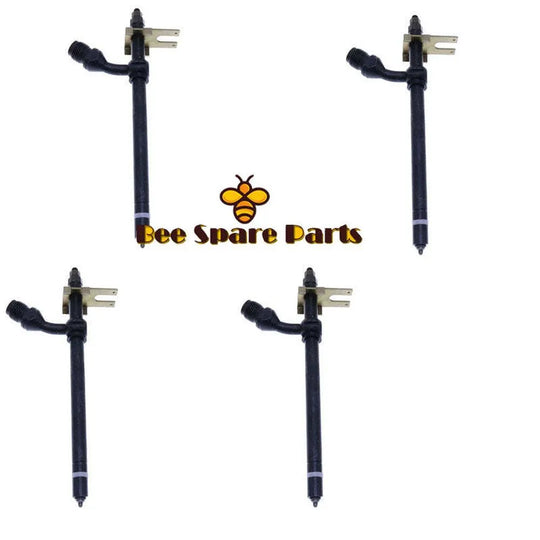 4PCS Fuel Injector for Case IH 850 Crawler After #7073468 680C Backhoe 475 w/301BD-BeeSpareParts