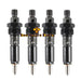 4pcs Fuel Injector for Case-IH Skid Steer 1840 1845C Backhoe 580 Super K 680L-BeeSpareParts