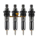4pcs Fuel Injector for Case-IH Skid Steer 1840 1845C Backhoe 580 Super K 680L-BeeSpareParts
