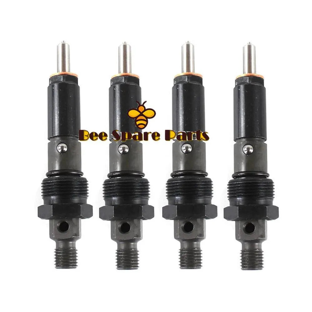 4pcs Fuel Injector for Case-IH Skid Steer 1840 1845C Backhoe 580 Super K 680L-BeeSpareParts