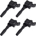 4PCS Ignition Coil Spark Plug For Audi A1 A3 VW Golf Jetta Polo EA211 1.4T 1.6-BeeSpareParts