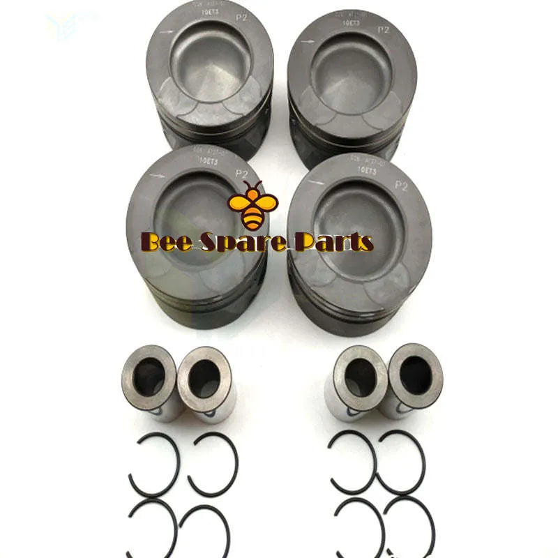 4PCS LR019699 LR028922 PISTON AND RING FOR LAND ROVER FREELANDER 2 L359 RANGE ROVER EVOQUE L538 2.2 TD4 224DT-Replacement Aftermarket Parts