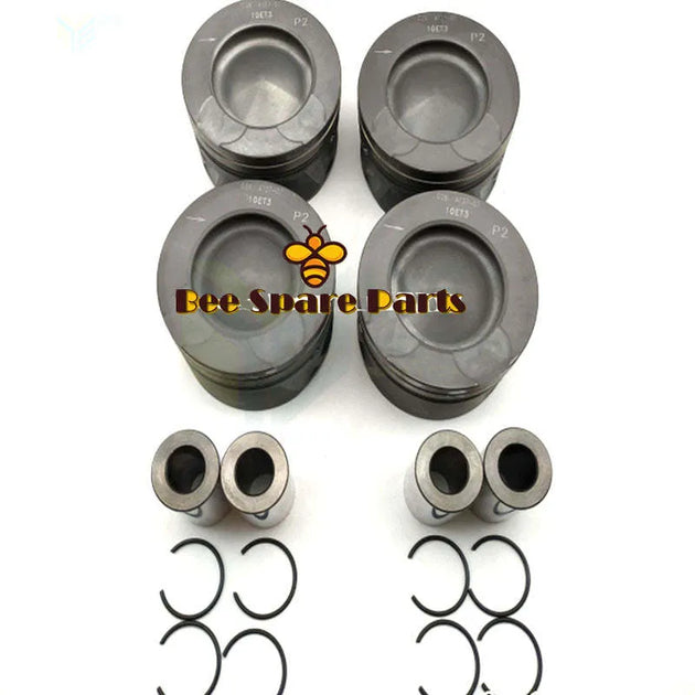 4PCS LR019699 LR028922 PISTON AND RING FOR LAND ROVER FREELANDER 2 L359 RANGE ROVER EVOQUE L538 2.2 TD4 224DT-Replacement Aftermarket Parts