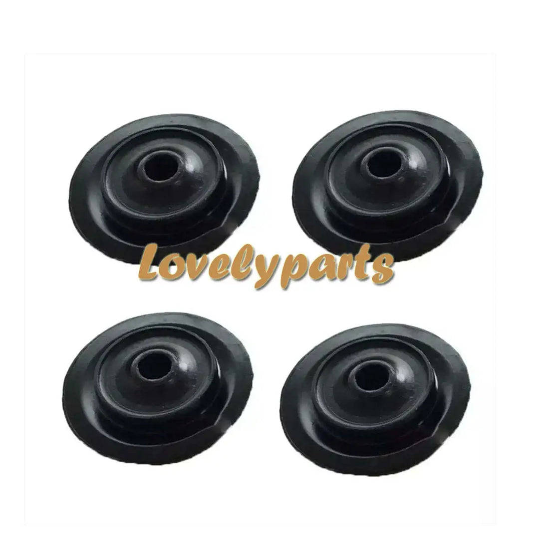 4Pcs Mounting Cushion 4183995 for Isuzu 6WG1 John Deere 6101 Engine 450CLC 450LC 470GLC 600C LC 800C 992D-BeeSpareParts