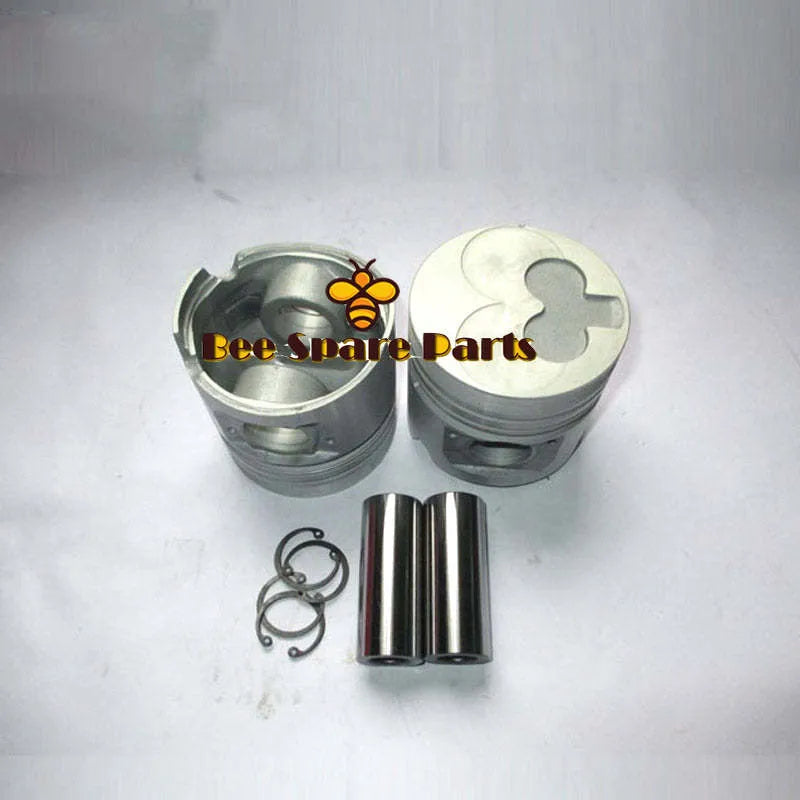 4pcs New DC24 Piston STD With Piston Rings STD Fit For Doosan Engine-BeeSpareParts