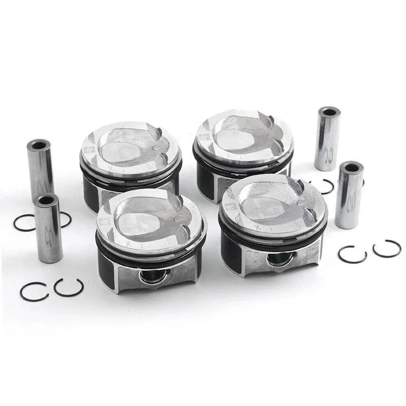 4PCS PISTON A2710305117 2710305117 A271 030 51 17 FOR MERCEDES BENZ C180 CGI E200 CGI W204 W212 C204 C207 A207 M271.820-BeeSpareParts