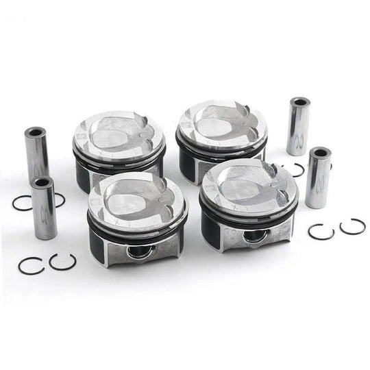 4PCS PISTON A2710305117 2710305117 A271 030 51 17 FOR MERCEDES BENZ C180 CGI E200 CGI W204 W212 C204 C207 A207 M271.820-BeeSpareParts