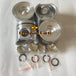 4PCS Piston Kits 6271-31-2110 For Komatsu PC130-8 Excavators With B3.3 Engine-BeeSpareParts
