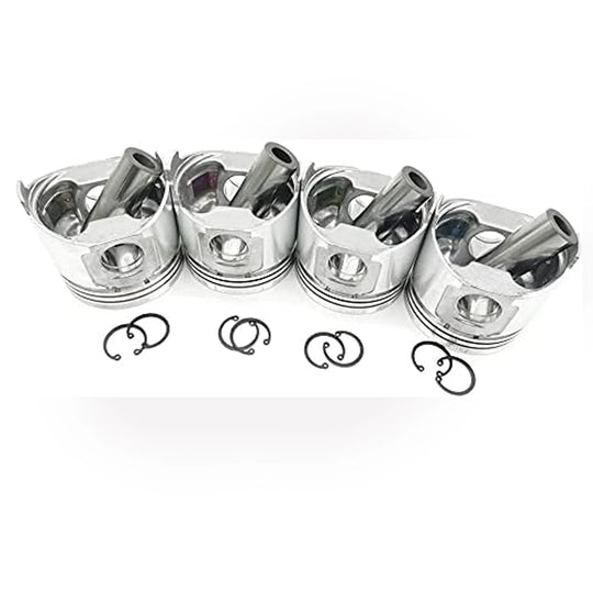4PCS Piston & Ring Kit for Caterpillar CAT Engine C3.3 C3.3B-Replacement Aftermarket Parts