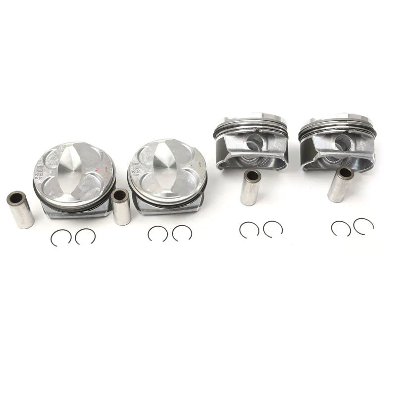 4Pcs Piston & Ring Φ77.00mm 11257566478 Fit For 09-14 BMW R56 R55 N12B14A 1.4L-BeeSpareParts