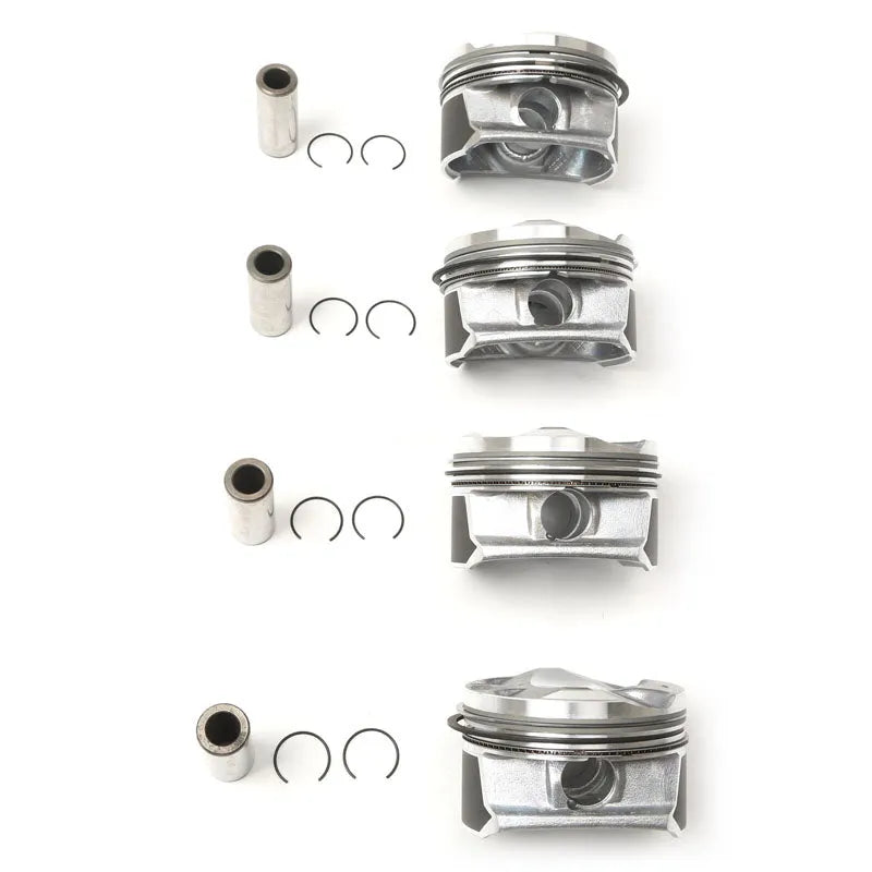 4Pcs Piston & Ring Φ77.00mm 11257566478 Fit For 09-14 BMW R56 R55 N12B14A 1.4L-BeeSpareParts