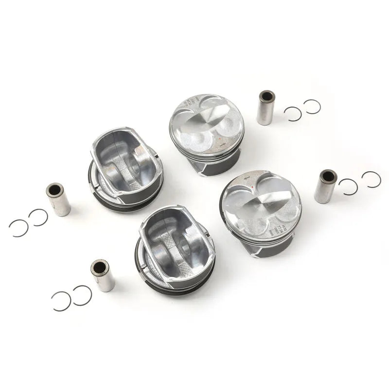 4Pcs Piston & Ring Φ77.00mm 11257566478 Fit For 09-14 BMW R56 R55 N12B14A 1.4L-BeeSpareParts