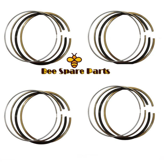 4PCS Piston Ring Set XY 4HK1 8976034231 8-97603423-1 8980401250 8-98040125-0 For FOR ISUZU Engine-Replacement Aftermarket Parts