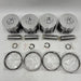 4PCS Piston with Ring Set for Yanmar 4JH4E Engine-BeeSpareParts
